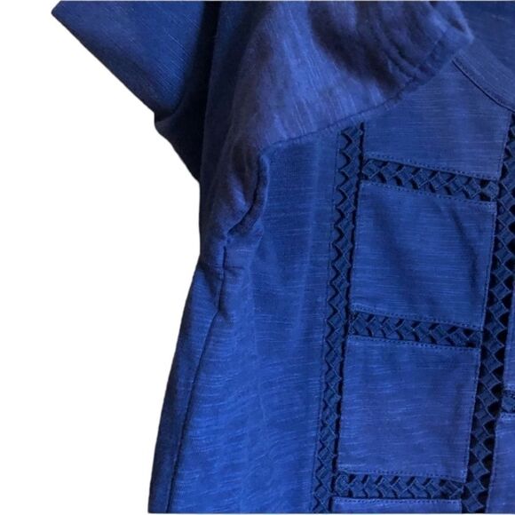 NWT! Talbots blue short sleeve tee. Size medium - Picture 9 of 9